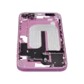 Mid-Frame Housing With Power And Volume Button Compatible For iPhone 16 Plus (International Version) (Used OEM Pull: Grade A) (Pink)