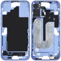 Mid-Frame Housing With Power And Volume Button Compatible For iPhone 16 Plus (International Version) (Used OEM Pull: Grade A) (Ultramarine)