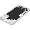 Mid-Frame Housing With Power And Volume Button Compatible For iPhone 16 Plus  (International Version) (Used OEM Pull: Grade A) (White)