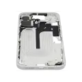 Mid-Frame Housing With Power And Volume Button Compatible For iPhone 16 Plus  (International Version) (Used OEM Pull: Grade A) (White)