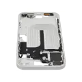 Mid-Frame Housing With Power And Volume Button Compatible For iPhone 16 Plus  (International Version) (Used OEM Pull: Grade A) (White)