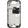 Mid-Frame Housing With Power And Volume Button Compatible For iPhone 16 Pro (International Version) (Used OEM Pull: Grade A) (Black Titanium)