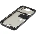 Mid-Frame Housing With Power And Volume Button Compatible For iPhone 16 Pro (International Version) (Used OEM Pull: Grade A) (Black Titanium)