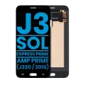LCD Assembly Without Frame Compatible For Samsung Galaxy J3 / Sol 4G / Express Prime / Amp Prime (J320 / 2016) (Aftermarket: Incell) (Black)