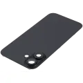 Back Glass With Steel Plate With MagSafe Magnet Pre-Installed Compatible For iPhone 16 (No Logo) (Black)