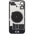 Back Glass With Steel Plate With MagSafe Magnet Pre-Installed Compatible For iPhone 16 (No Logo) (Pink)