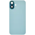 Back Glass With Steel Plate With MagSafe Magnet Pre-Installed Compatible For iPhone 16 Plus (No Logo) (Teal)