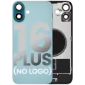 Back Glass With Steel Plate With MagSafe Magnet Pre-Installed Compatible For iPhone 16 Plus (No Logo) (Teal)