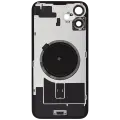 Back Glass With Steel Plate With MagSafe Magnet Pre-Installed Compatible For iPhone 16 Plus (No Logo) (Teal)