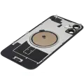 Back Glass With Steel Plate With MagSafe Magnet Pre-Installed Compatible For iPhone 16 Plus (No Logo) (Teal)