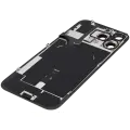 Back Glass With Steel Plate With Wireless NFC Charging MagSafe Magnet & Flashlight Flex Compatible For iPhone 16 Pro Max (No Logo) (Desert Titanium)