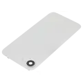 Back Glass With Steel Plate With Wireless NFC Charging MagSafe Magnet & Flashlight Flex Compatible For iPhone 16e (Used OEM Pull: Grade A) (White)
