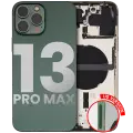 Back Housing W/ Small Components Pre-Installed Compatible For iPhone 13 Pro Max (US Version) (Used OEM Pull: Grade A) (Alpine Green)