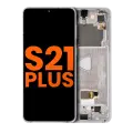 OLED Assembly With Frame Compatible For Samsung Galaxy S21 Plus 5G (Blemish: Grade A) (Phantom Silver)