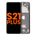 OLED Assembly With Frame Compatible For Samsung Galaxy S21 Plus 5G (Blemish: Grade B) (Phantom Black)