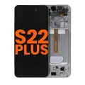 OLED Assembly With Frame Compatible For Samsung Galaxy S22 Plus 5G (Blemish: Grade B) (Phantom White)