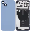 Back Glass w/ MagSafe Magnet & NFC & Flashlight Flex For iPhone 14 Plus (Used OEM Pull: Grade B) (Blue)