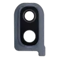 Back Camera Glass Lens and Cover Bezel Compatible For Samsung Galaxy A40 (A405 / 2019) (Black)