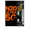 OLED Assembly With Frame Compatible For Samsung Galaxy Note 20 Ultra 5G (Blemish: Grade D) (Mystic Black)