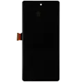 OLED Assembly With Frame (With Finger Print Sensor) Compatible For Google Pixel 6A (Refurbished) (All Colors)