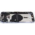 Back Housing W/ Small Components Pre-Installed Compatible For iPhone 13 Pro Max (International Version) (Used OEM Pull: Grade B) (Sierra Blue)