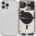 Back Housing W/ Small Components Pre-Installed Compatible For iPhone 13 Pro Max (International Version) (Used OEM Pull: Grade A) (Silver)