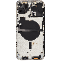 Back Housing W/ Small Components Pre-Installed Compatible For iPhone 13 Pro Max (International Version) (Used OEM Pull: Grade A) (Silver)