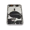 Back Housing W/ Small Components Pre-Installed Compatible For iPhone 13 Pro Max (International Version) (Used OEM Pull: Grade A) (Silver)