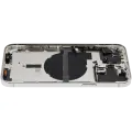 Back Housing W/ Small Components Pre-Installed Compatible For iPhone 13 Pro Max (International Version) (Used OEM Pull: Grade A) (Silver)