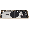 Back Housing W/ Small Components Pre-Installed Compatible For iPhone 13 Pro Max (International Version) (Used OEM Pull: Grade C) (Gold)