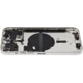 Back Housing W/ Small Components Pre-Installed Compatible For iPhone 13 Pro Max (International Version) (Used OEM Pull: Grade C) (Silver)