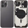 Back Housing W/ Small Components Pre-Installed Compatible For iPhone 13 Pro Max (International Version) (Used OEM Pull: Grade C) (Graphite)