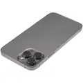 Back Housing W/ Small Components Pre-Installed Compatible For iPhone 13 Pro Max (International Version) (Used OEM Pull: Grade C) (Graphite)