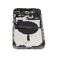Back Housing W/ Small Components Pre-Installed Compatible For iPhone 13 Pro Max (International Version) (Used OEM Pull: Grade C) (Graphite)
