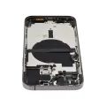 Back Housing W/ Small Components Pre-Installed Compatible For iPhone 13 Pro Max (International Version) (Used OEM Pull: Grade A) (Graphite)
