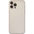 Back Housing W/ Small Components Pre-Installed Compatible For iPhone 13 Pro Max (International Version) (Used OEM Pull: Grade A) (Gold)