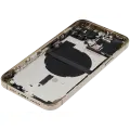 Back Housing W/ Small Components Pre-Installed Compatible For iPhone 13 Pro Max (International Version) (Used OEM Pull: Grade A) (Gold)