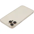 Back Housing W/ Small Components Pre-Installed Compatible For iPhone 13 Pro Max (International Version) (Used OEM Pull: Grade B) (Gold)