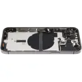 Back Housing W/ Small Components Pre-Installed Compatible For iPhone 13 Pro Max (International Version) (Used OEM Pull: Grade B) (Graphite)