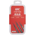 NS02 / NS03 / NS04 Super Hard Alloy 3D Tweezers Set (3 Piece Set) (I2C)