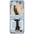 Inner OLED Assembly With Frame Compatible For Samsung Galaxy Z Flip 6 (F741) (US & International) (Refurbished) (Blue)