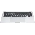 Top Case Assembly With Battery And Keyboard Compatible For MacBook Pro 13" M2 (A2338 / Late 2020) (Silver) (UK Keyboard)