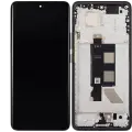 OLED Assembly With Frame Compatible For Xiaomi Redmi Note 14 Pro 5G / Poco X7 (Refurbished) (Black)