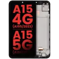 OLED Assembly With Frame Compatible For Samsung Galaxy A15 4G (A155 / 2023) / A15 5G (A156 / 2023) (Aftermarket Plus) (All Colors)