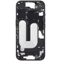 Mid-Frame Housing With Power And Volume Button For iPhone 16 (US Version) (Aftermarket Plus) (Black)