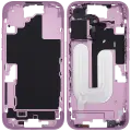 Mid-Frame Housing With Power And Volume Button For iPhone 16 (US Version) (Aftermarket Plus) (Pink)