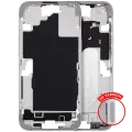 Mid-Frame Housing With Power And Volume Button For iPhone 16 Plus (US Version) (Aftermarket Plus) (White)