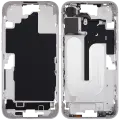Mid-Frame Housing With Power And Volume Button For iPhone 16 Plus (US Version) (Aftermarket Plus) (White)