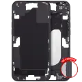 Mid-Frame Housing With Power And Volume Button For iPhone 16 Plus (US Version) (Aftermarket Plus) (Black)