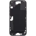 Mid-Frame Housing With Power And Volume Button For iPhone 16 Plus (US Version) (Aftermarket Plus) (Black)